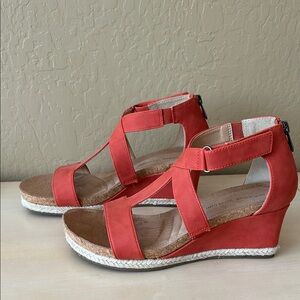 Adrienne Vittadini Coral Wedge Sandals